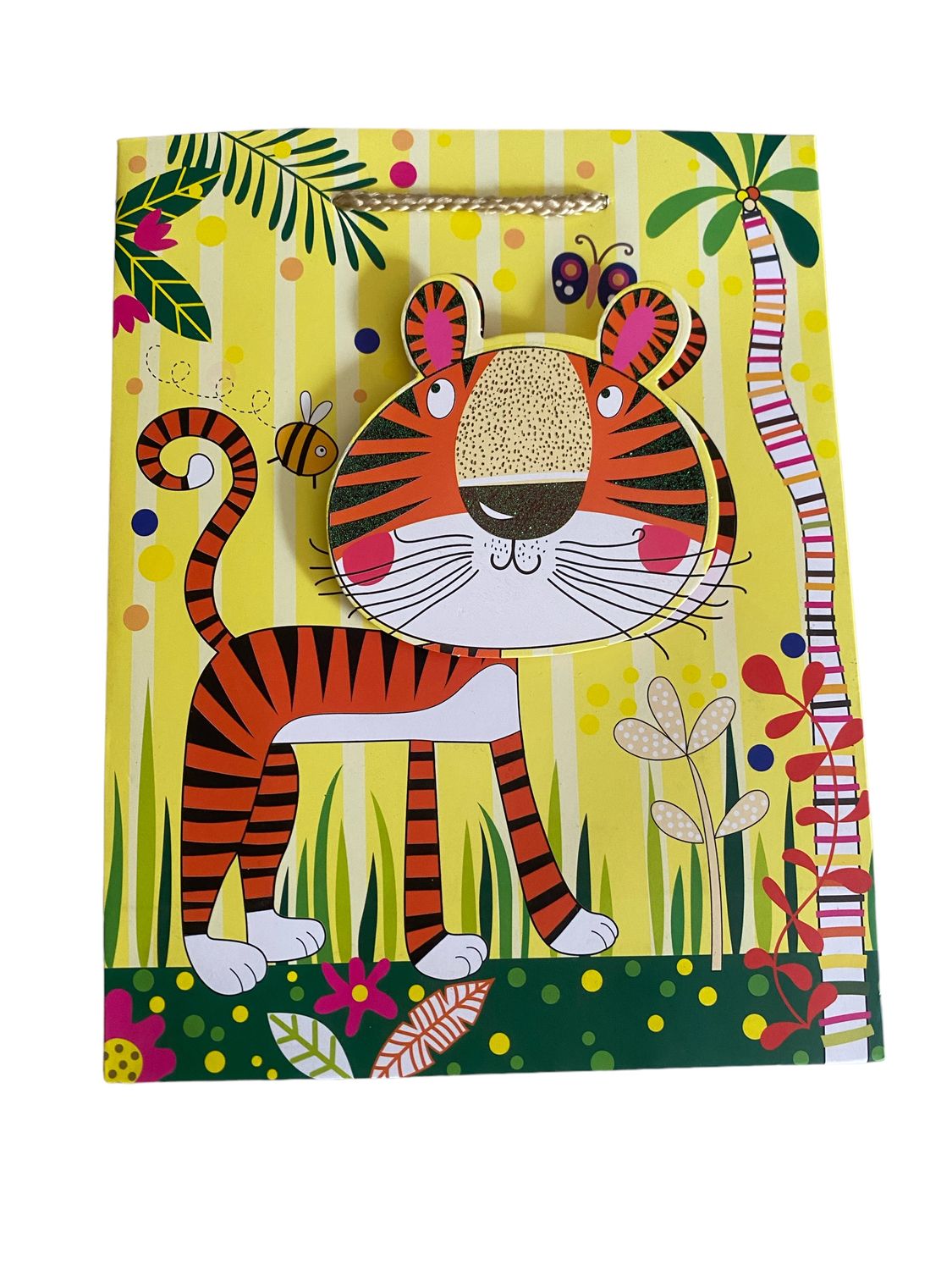 Pop Up Tiger Gift Bag Small PK3 (R10.50 Each)