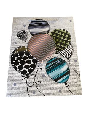 Pop Up Balloons Gift Bag Medium PK3 (R15.50 Each)