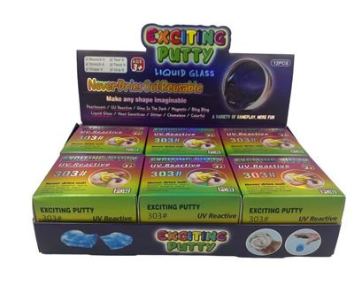 Magical Putty - UV Reactive - 12 per display