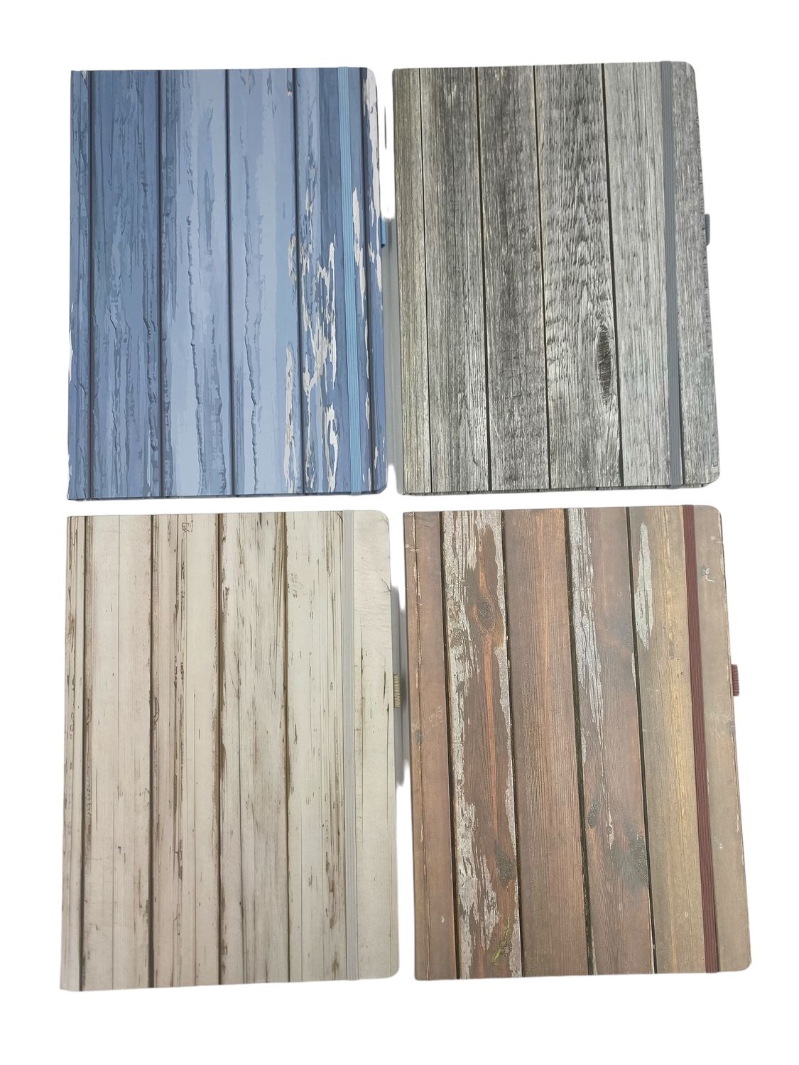 A4 - Wooden look Notebooks - 12 per display