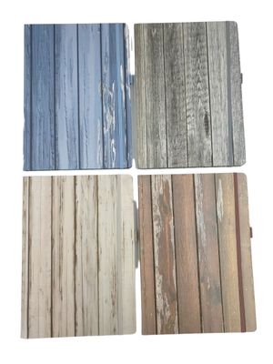 A4 - Wooden look Notebooks - 12 per display