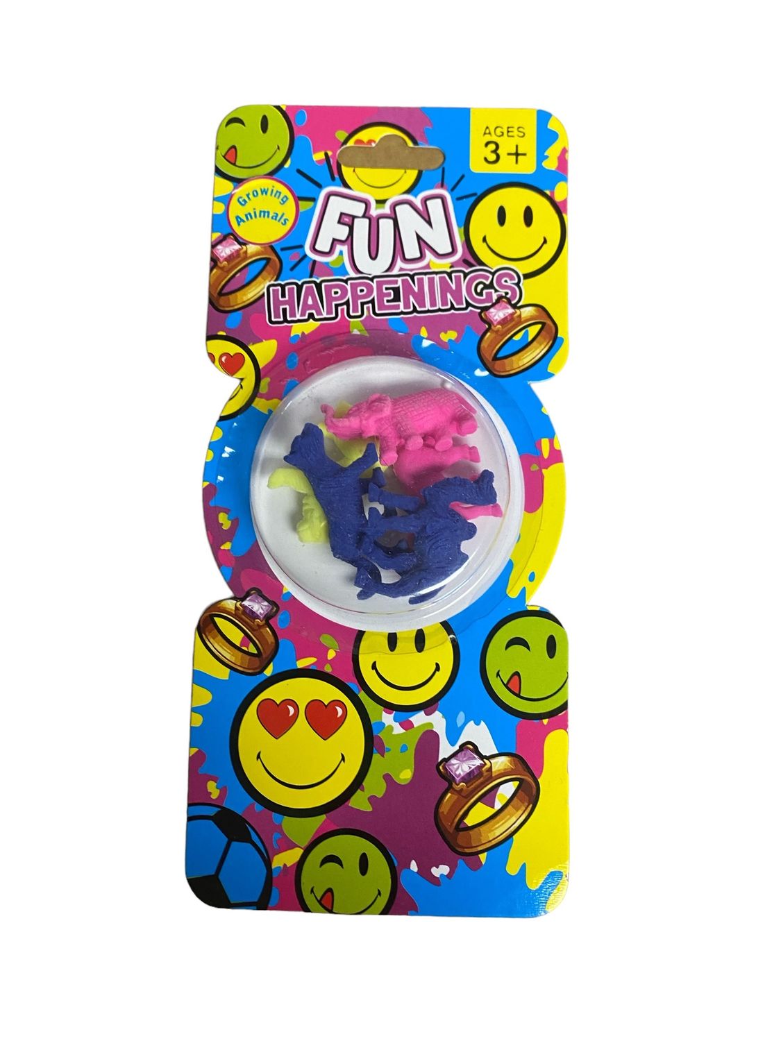 Fun Happenings Grow Wild Animals on card