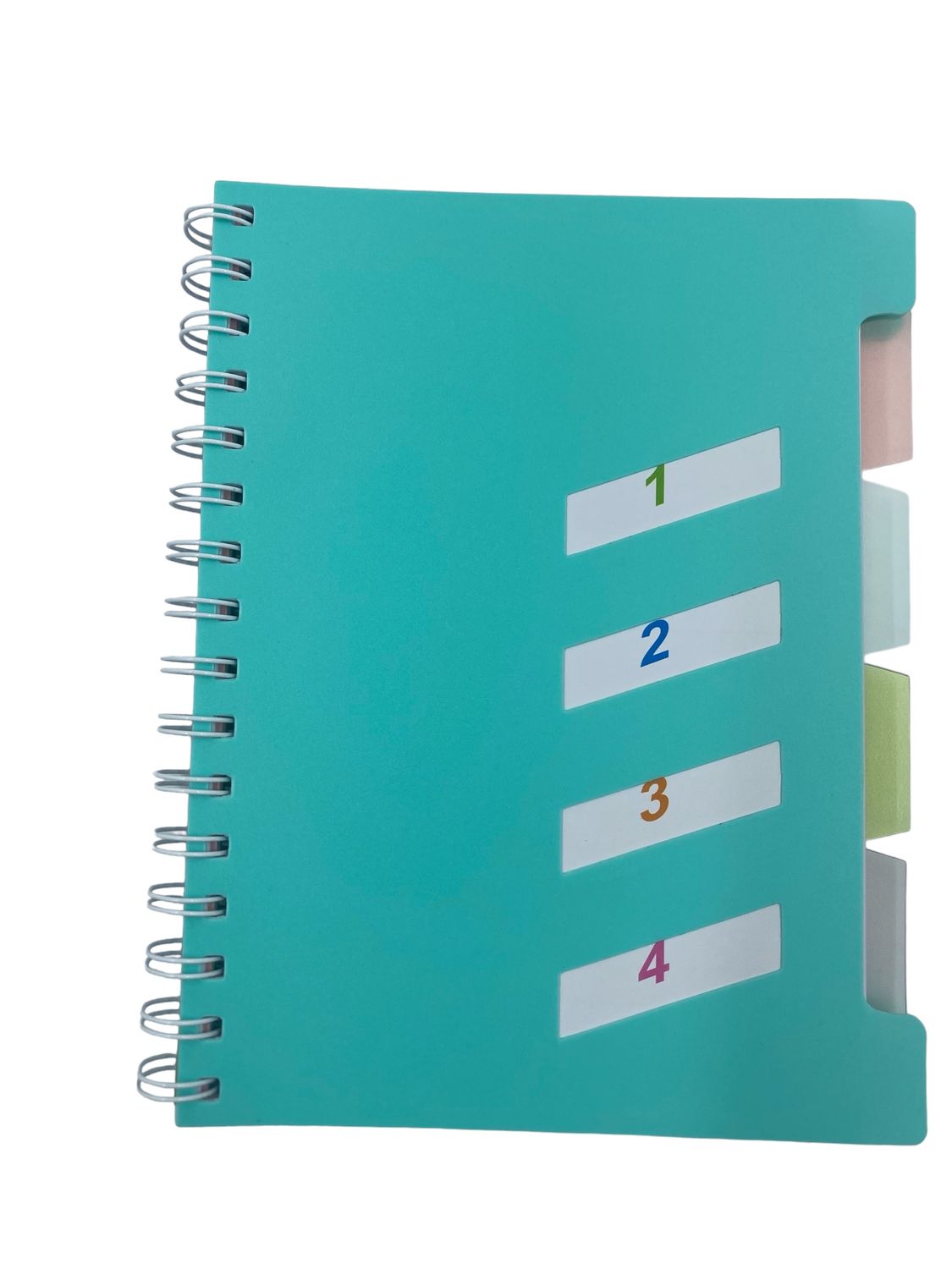 A4 Notebook with Colour Dividers