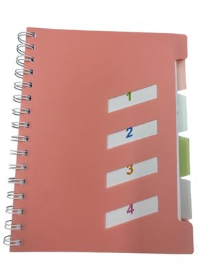 A5 Notebook with Colour Dividers