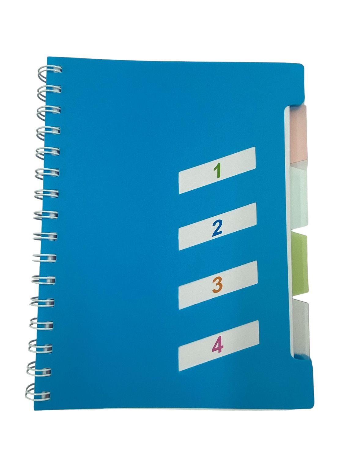A4 Notebook with Colour Dividers