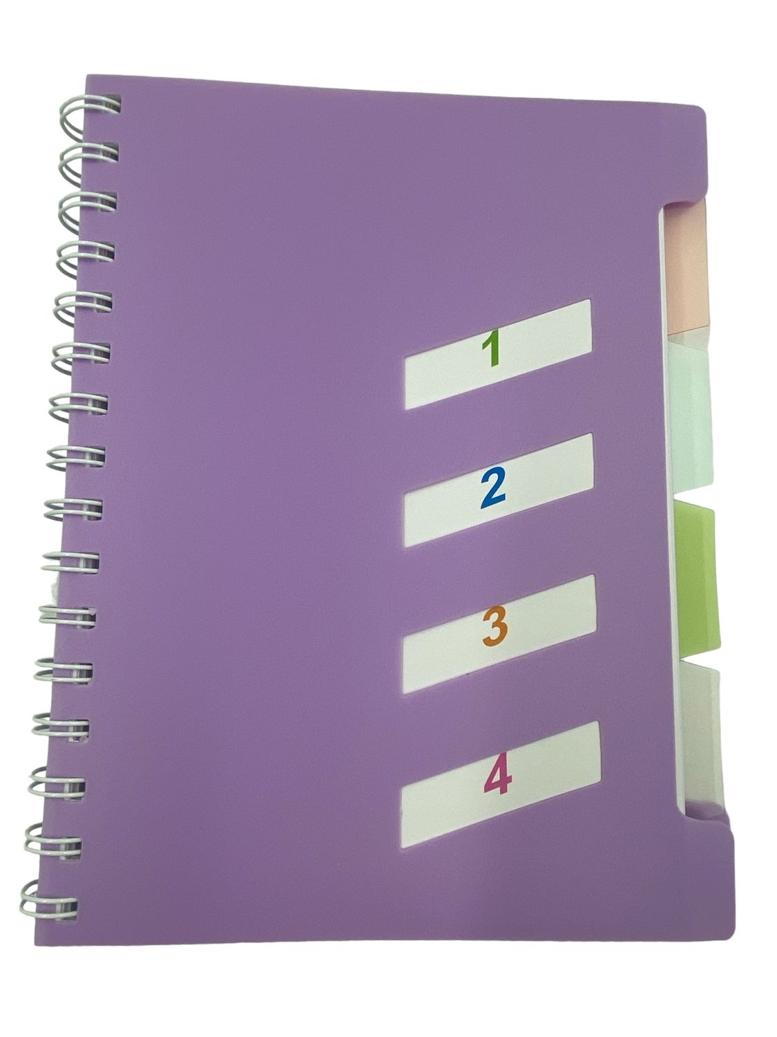 A4 Notebook with Colour Dividers