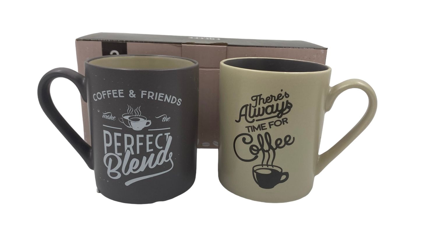 CERAMIC MUG - 2 PACK - COFFEE