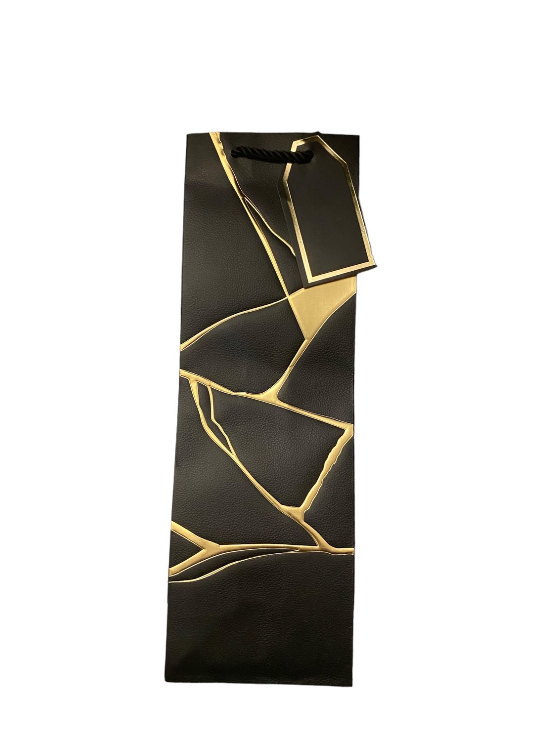 Black Jagged Lines Wine Bag PK 3 R12.50 EACH