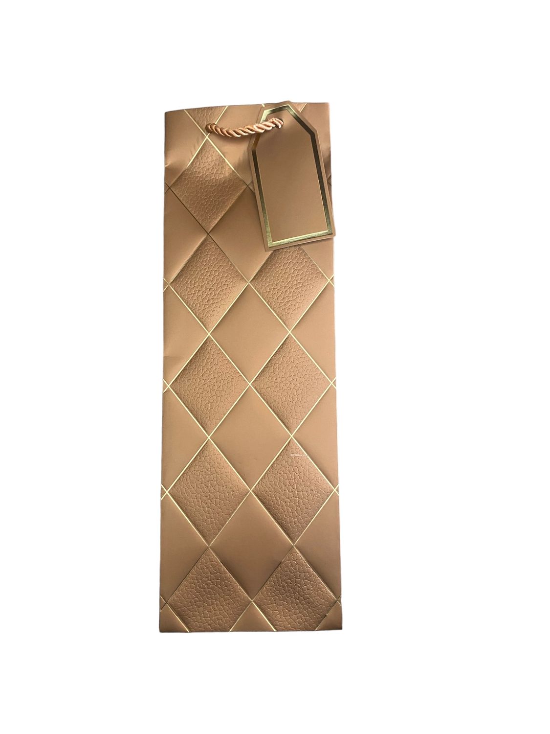 Diamond Wine Bag - Gold PK 3 R12.50 EACH