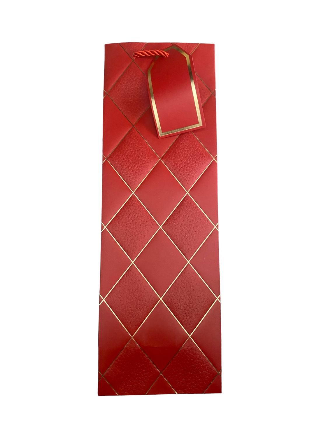 Diamond Wine Bag- Red PK 3 R12.50 EACH