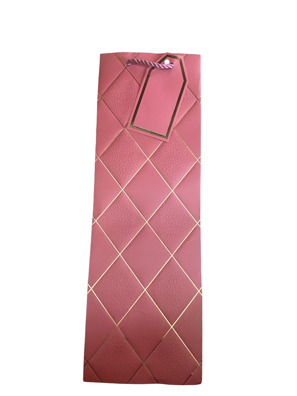 Diamond Wine Bag - Pink PK 3 R12.50 EACH