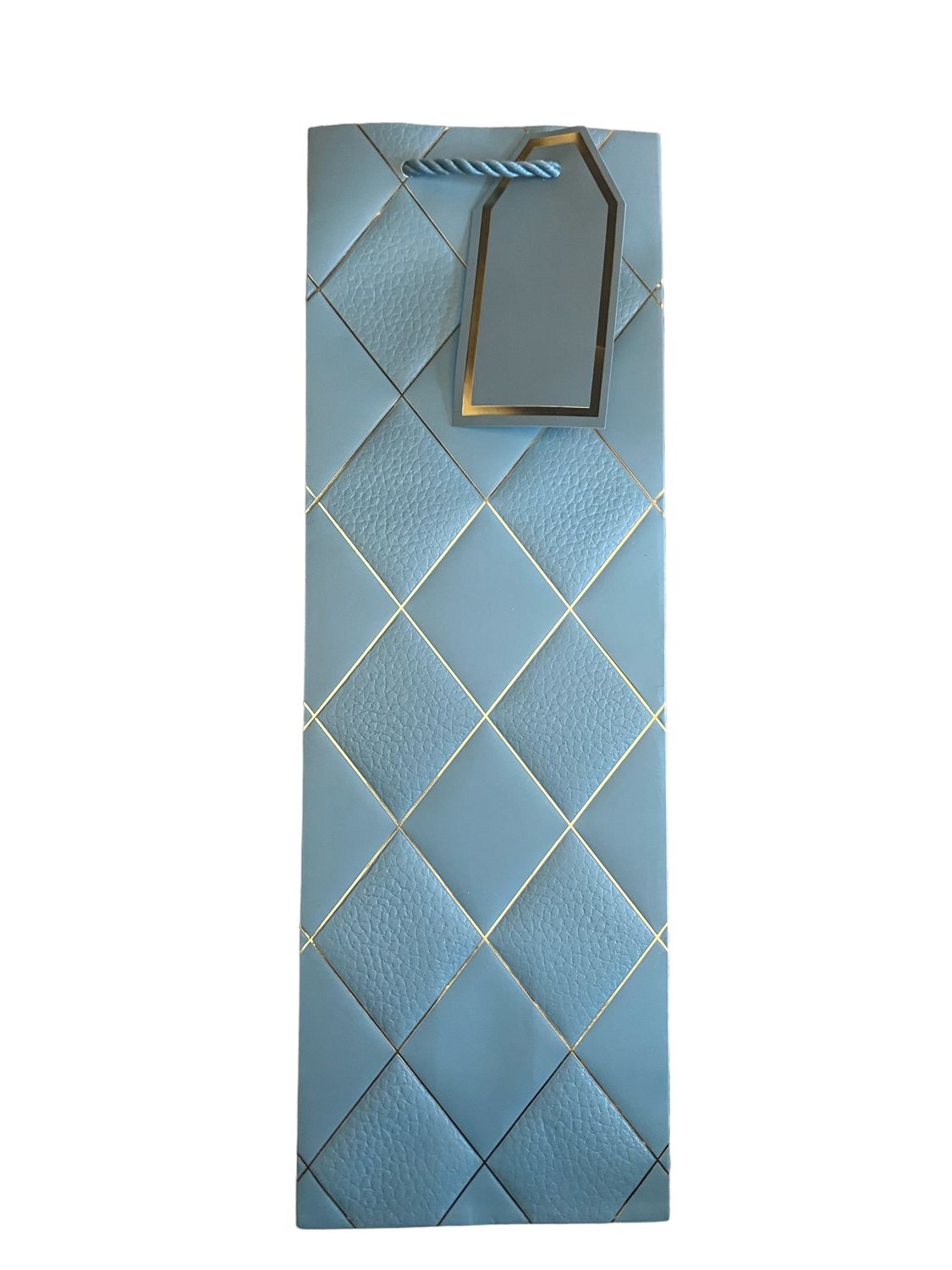 Diamond Wine Bag - Blue PK 3 R12.50 EACH