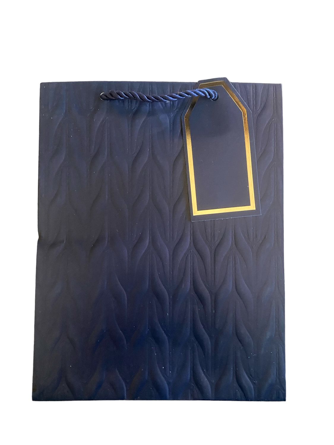 Navy Woven Look G/Bag - XS PK 3 R8.50 EACH