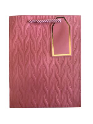 Dusty Pink Woven Look G/Bag - XS PK 3 R8.50 EACH