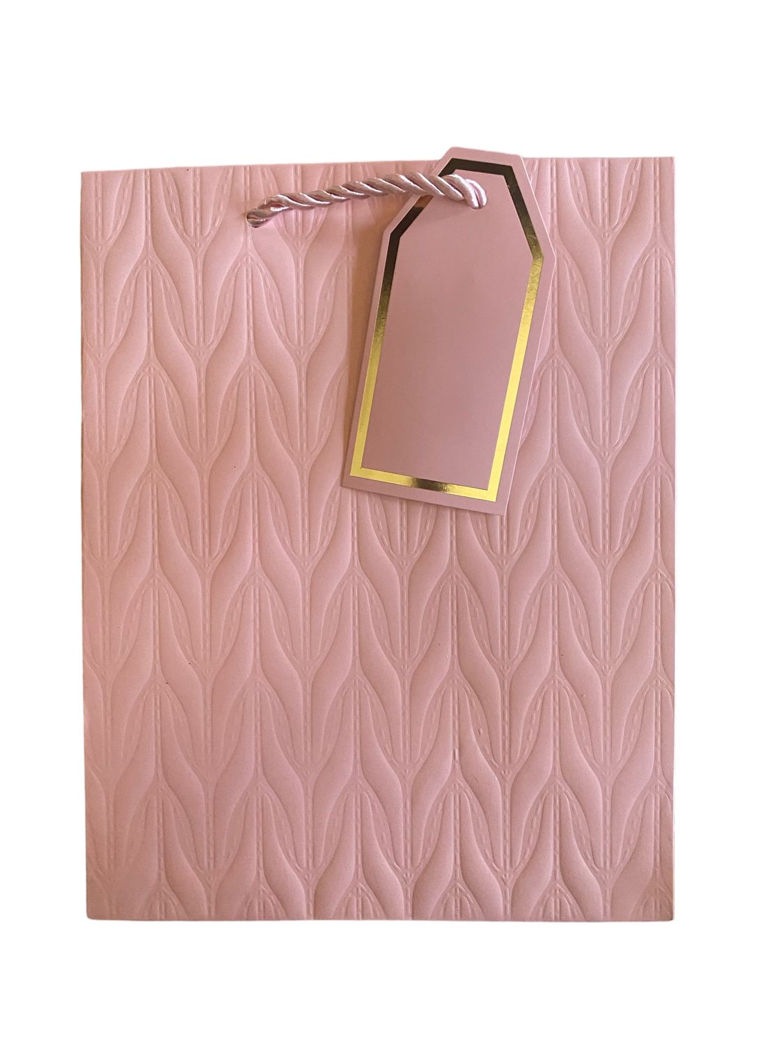 Pink Woven Look G/Bag - XS PK3  R8.50 EACH