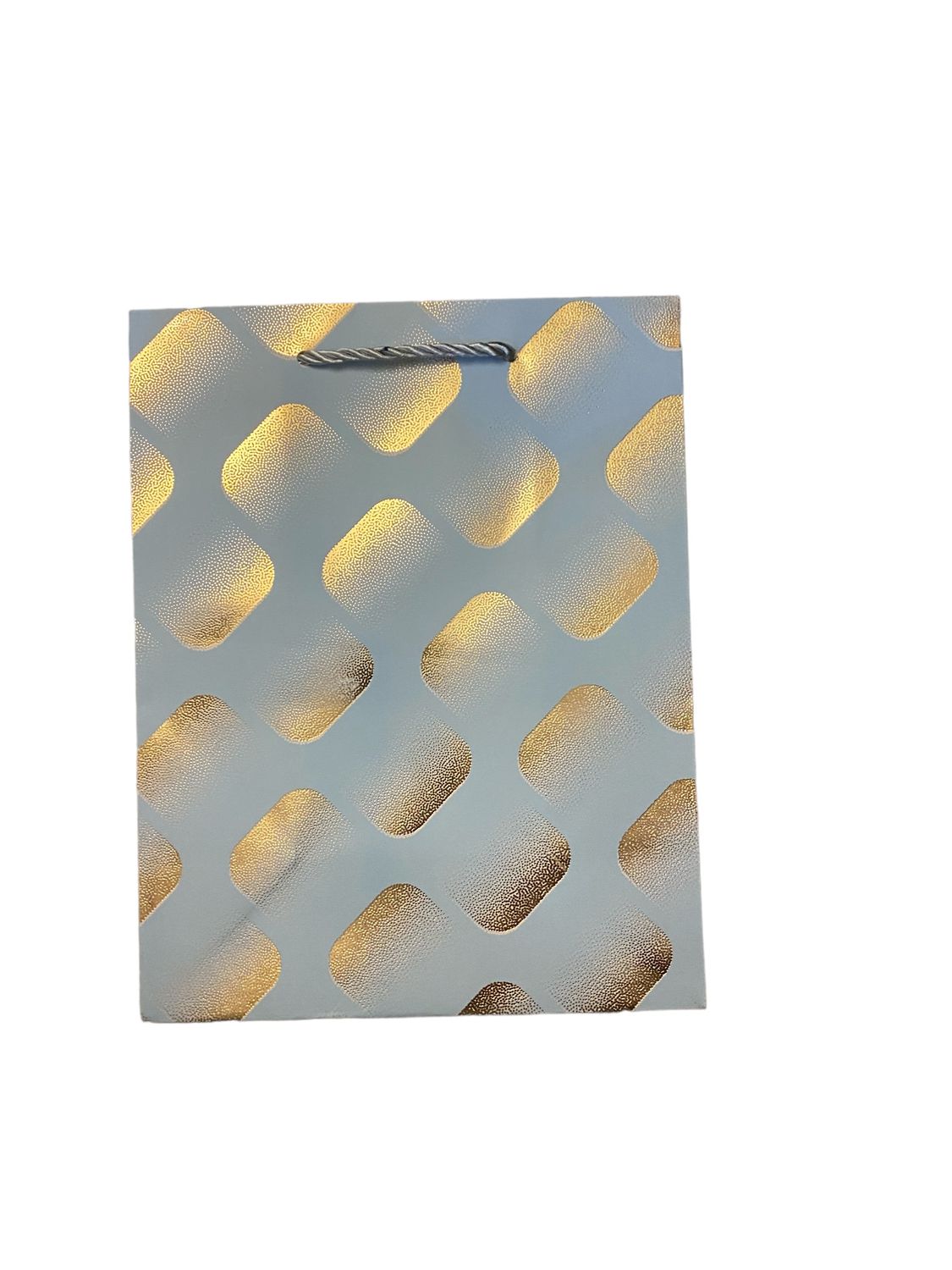 Gold blotches Gift Bag-S- Blue (PK3  R10.50 EACH)