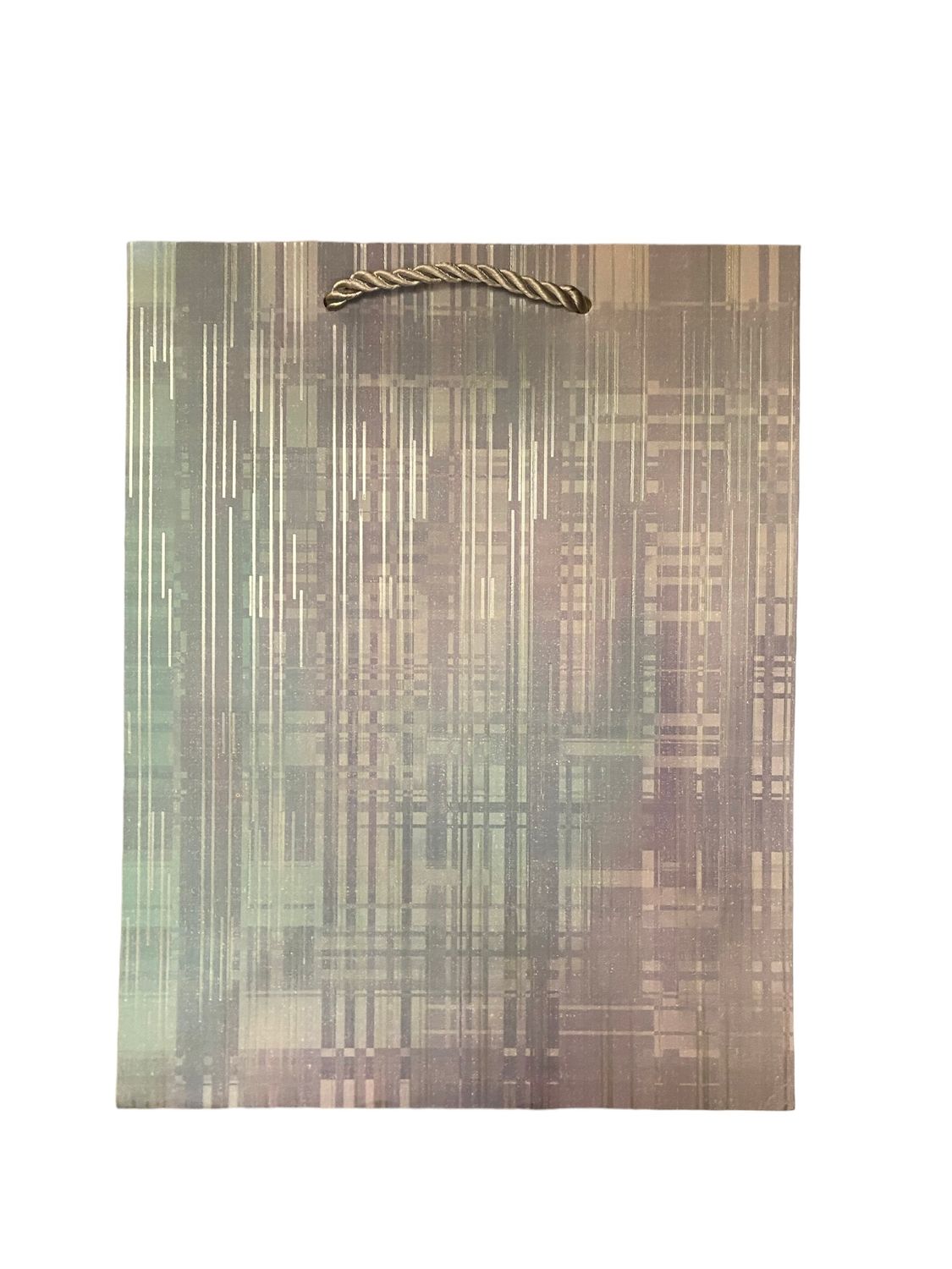 Denim look Gift Bags - L - Teal (PK3  R20 EACH)