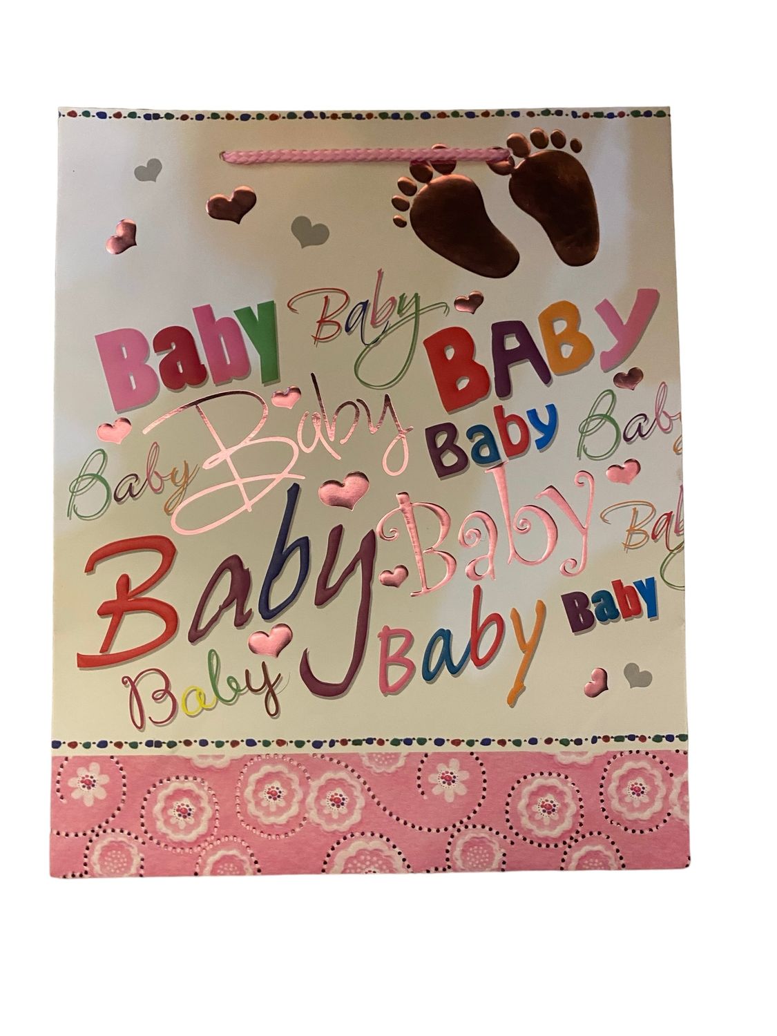 Baby Girl Gift Bag - M (PK3  R15.50 EACH)