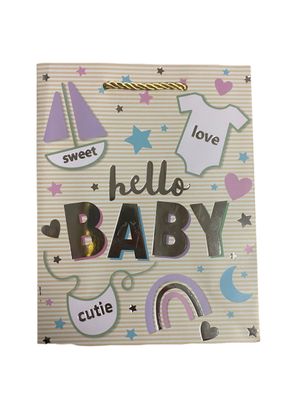 Hello Baby Gift Bag - S (PK3  R10.50 EACH)