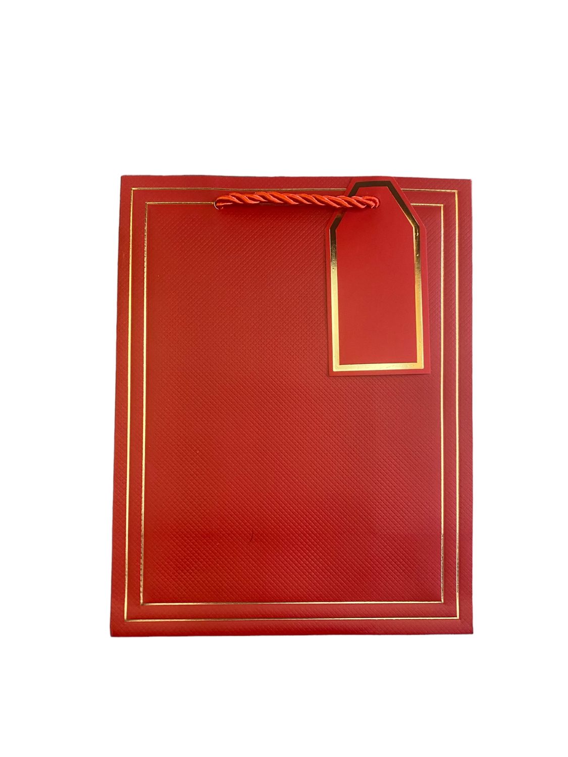 Red Gift Bag with Gold Edging - S PK3  R10.50 EACH