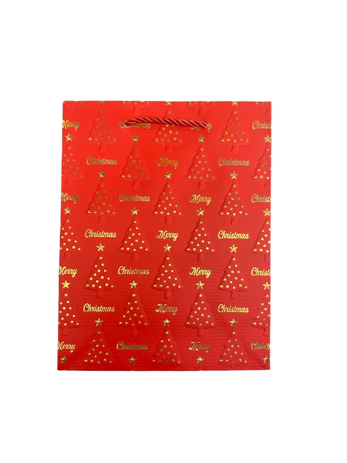 Red Xmas Gift Bag - M ( PK3 R15.50 EACH)