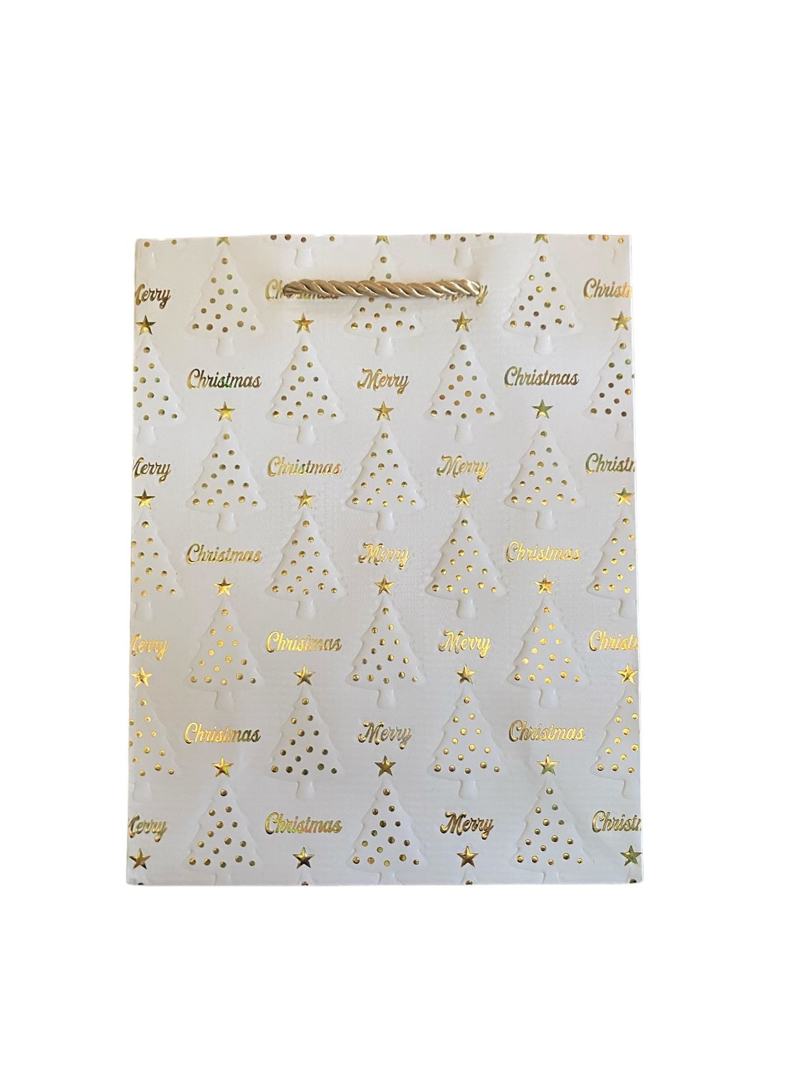 White Xmas Gift Bag - L (PK3 R20 EACH)