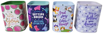 Cuboid Money Box - Square (Set of 4) R20E.