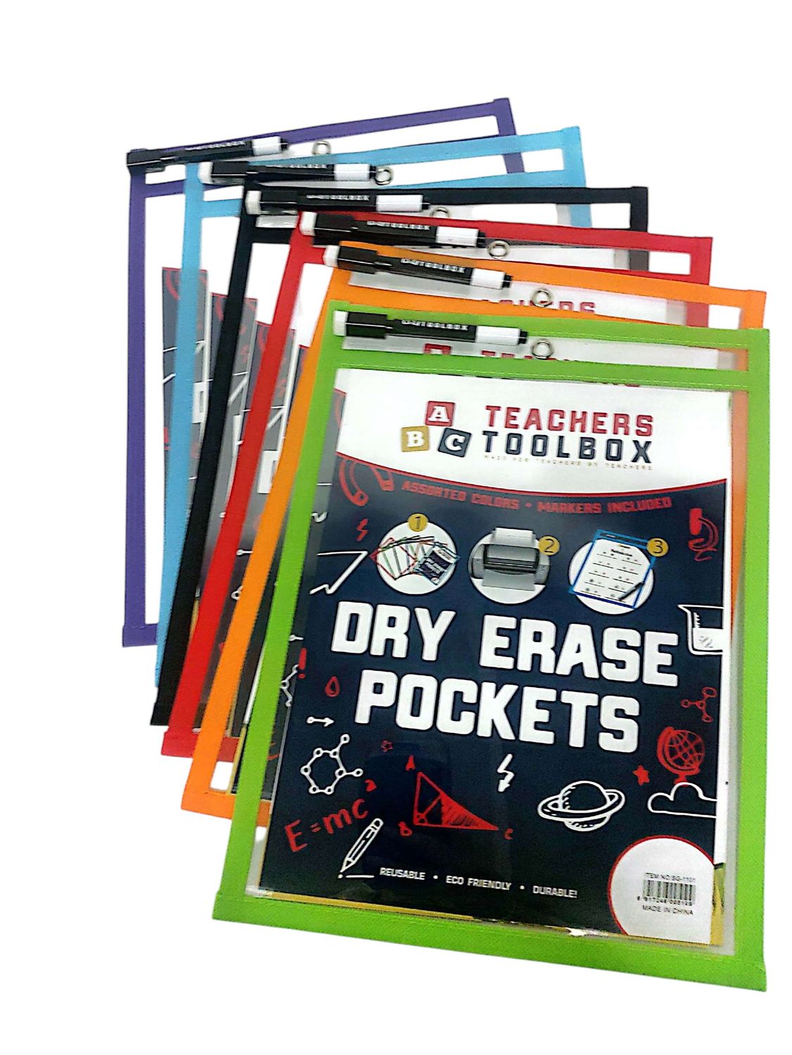 Dry Erase Pockets A4 (Set of 12)