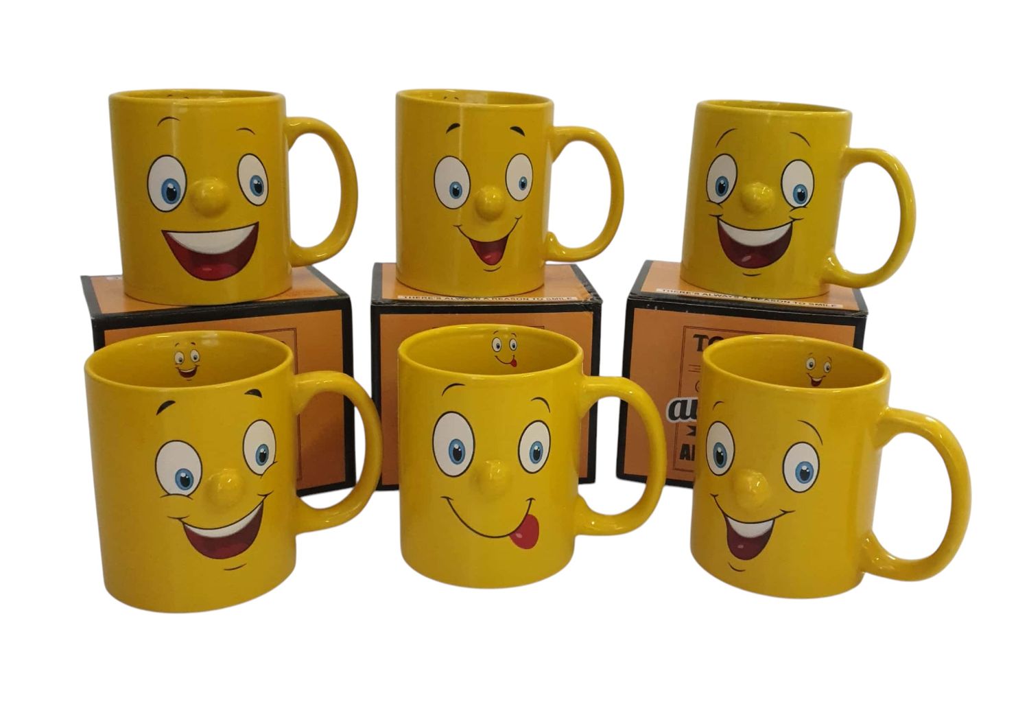 Funny Face Mug (Set of 6)  R40 each