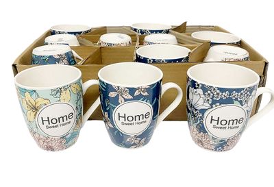 Home Sweet Home Mugs 12PC