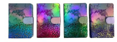 Stay Positive  Hard Cover Notebook with Clip B6 12PC -