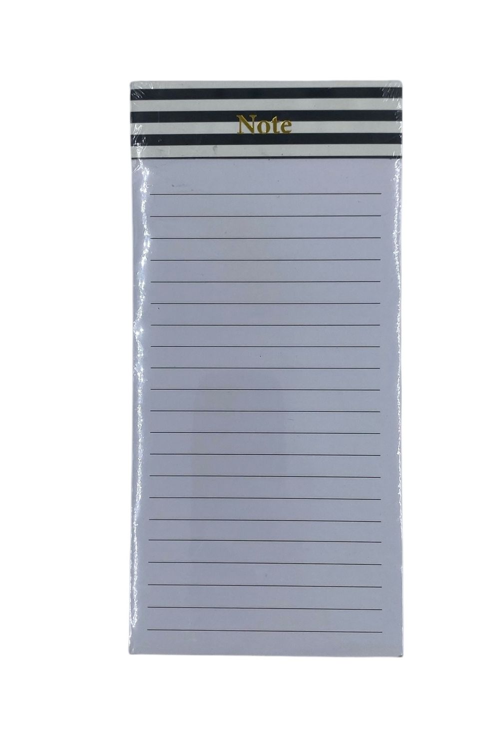 Blk/Wht Stripes Note Pad