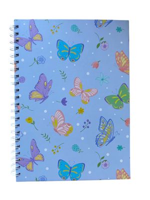 Light Blue Butterfly Note Book