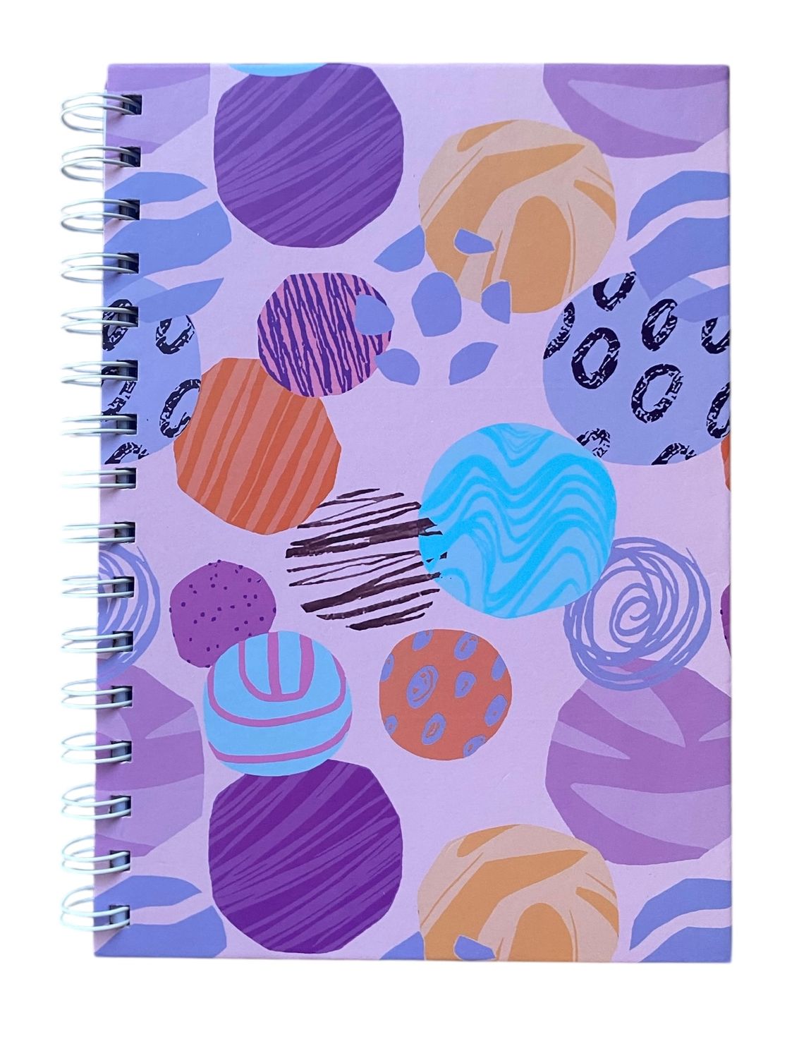 A5 Purple with Large Colour Balls A5 N/B