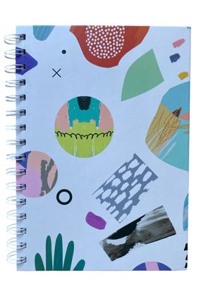 A5 White with Multi Coloured Balls &amp; X A5 N/B