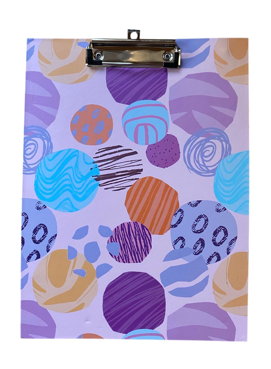 Purple Backing with Large Colour Balls C/B