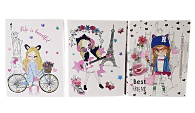 Ringbinder file A4 Girls set of  6