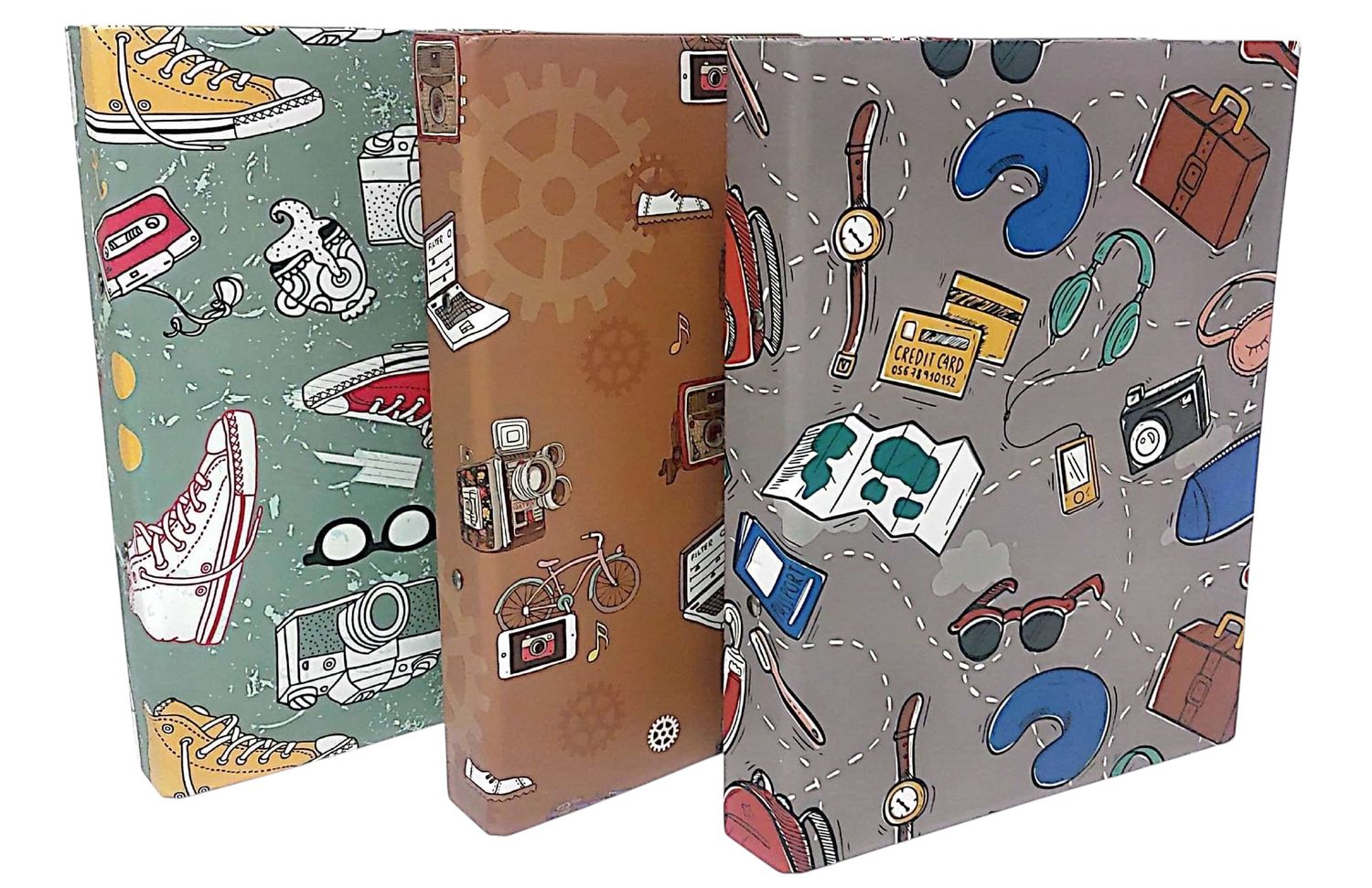 Ringbinder file A4 Travel set of  6