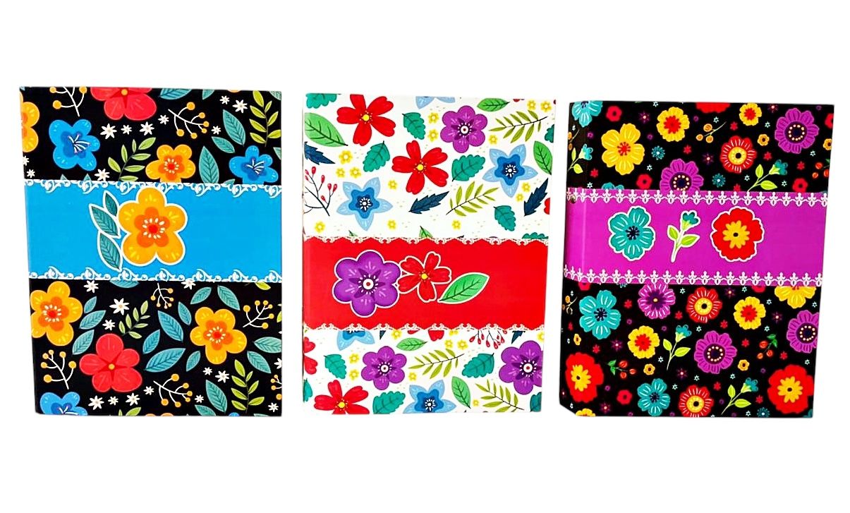 Ringbinder file A4 Flowers set of  6