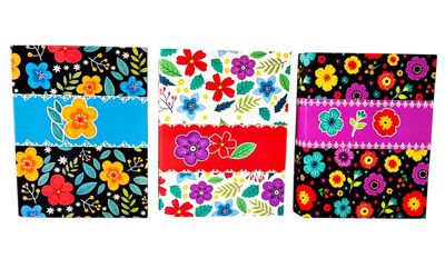 Ringbinder file A4 Flowers set of  6