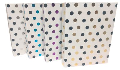 Ringbinder file Polka dot set of  6
