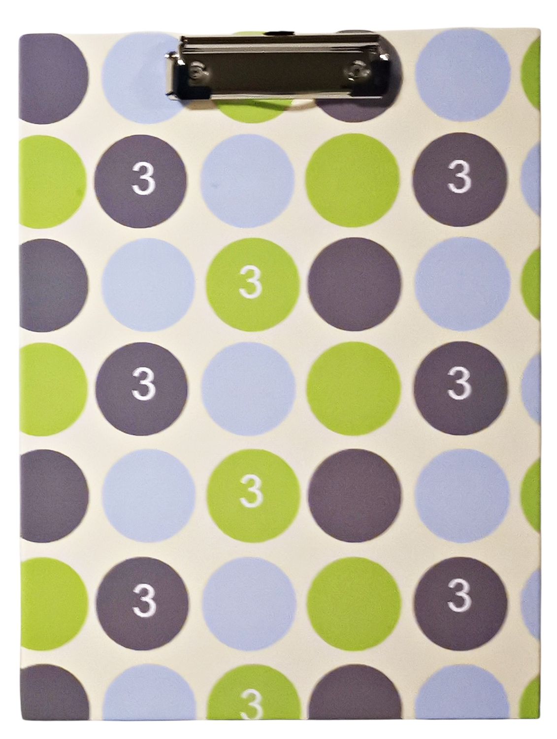 Clip Board Number/Circles 3