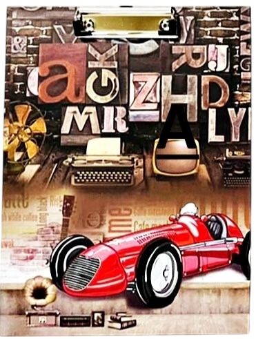 Clip Board Race car