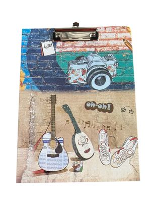 Clip Board Guitar &amp; Shoes