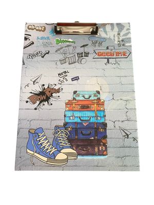 Clip Board Luggage &amp; Blue Shoes