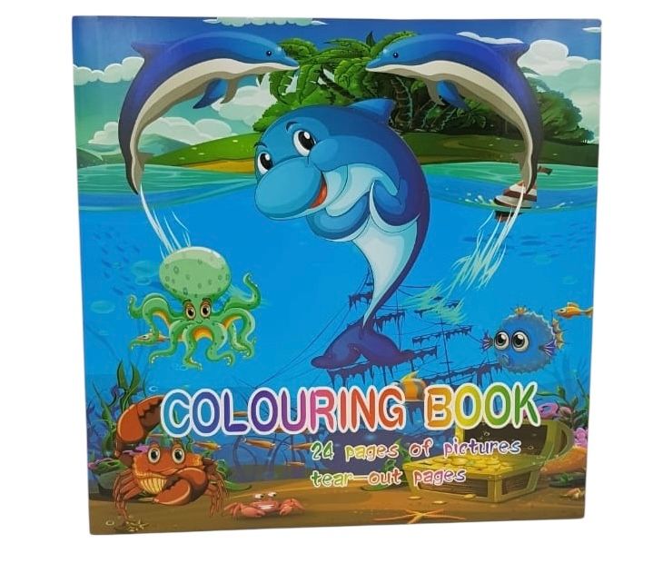 Colouring Book 24  Tear Out Pages - Sea life