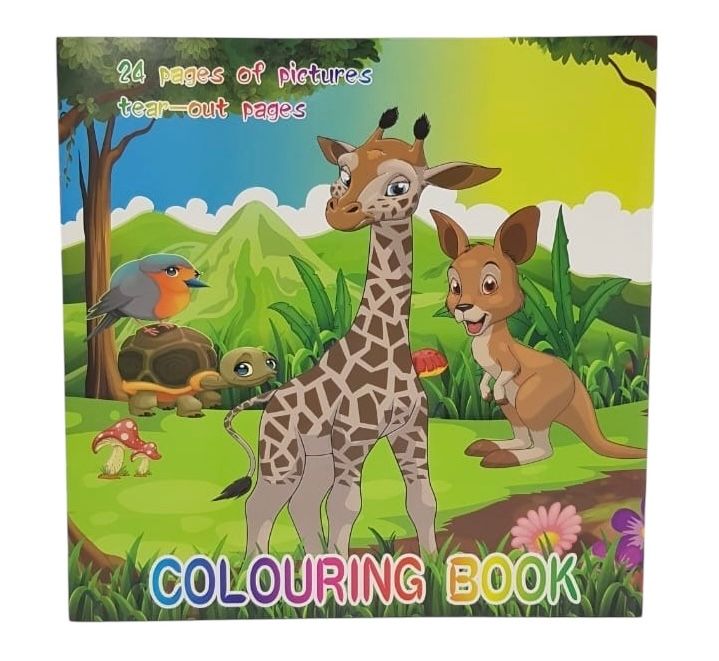 Colouring Book 24  Tear Out Pages - Giraffe