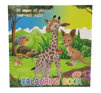 Colouring Book 24  Tear Out Pages - Giraffe
