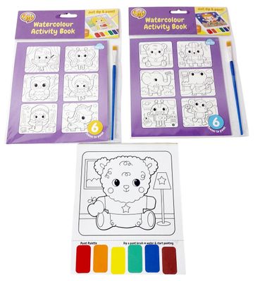 Water Colour Activity Book SALE