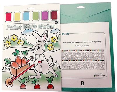 Paint with Water  - Rabbit 12pages SALE